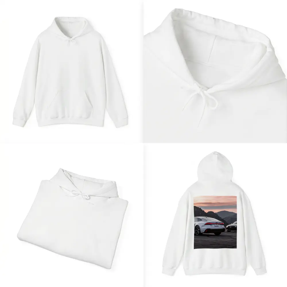 Audi RS7 and RS6 Sunset Mountains – Hoodies