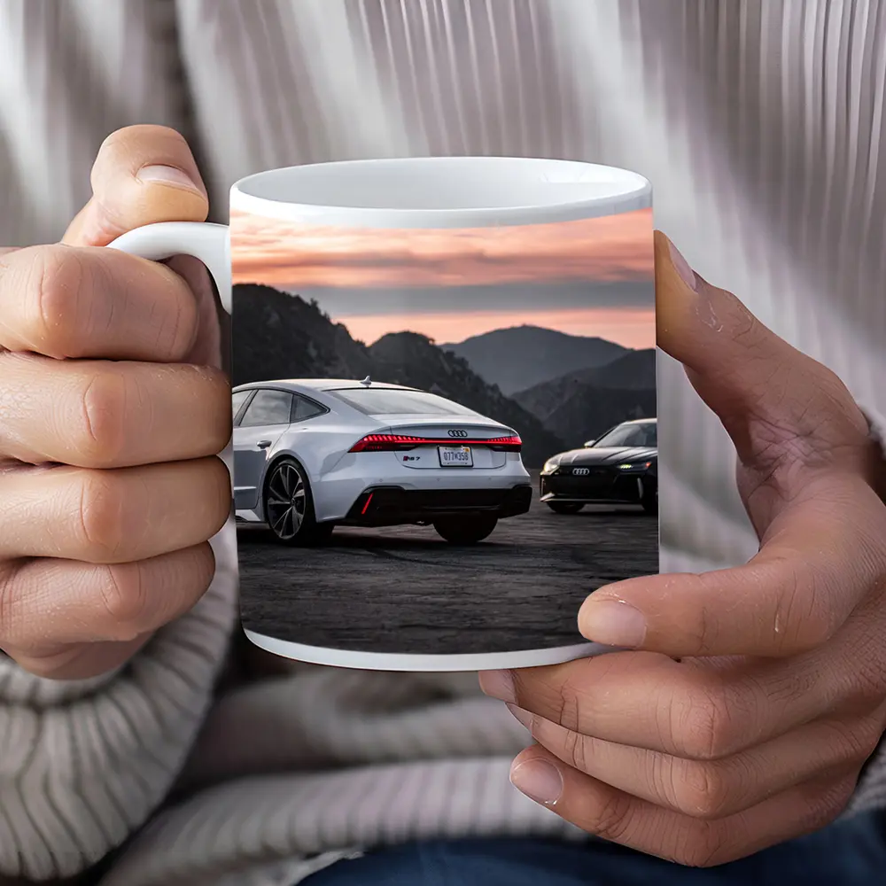 Audi RS7 and RS6 Sunset Mountains – Mugs
