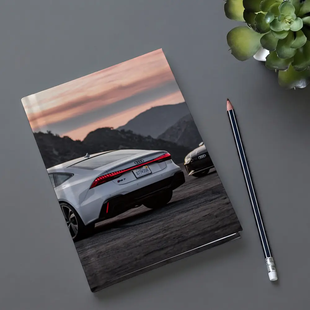 Audi RS7 and RS6 Sunset Mountains – Notebooks