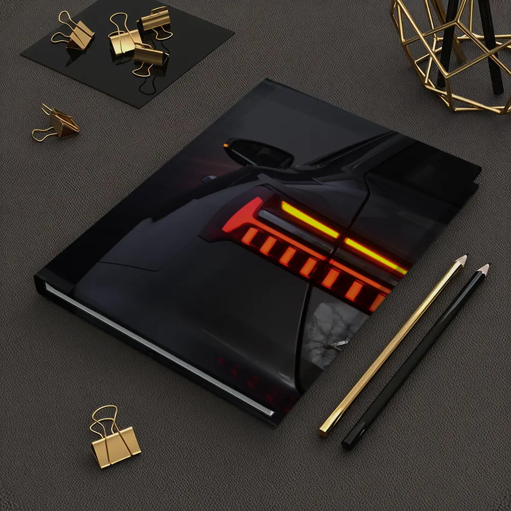 Audi A6 Tail Light Dark Background – Notebooks