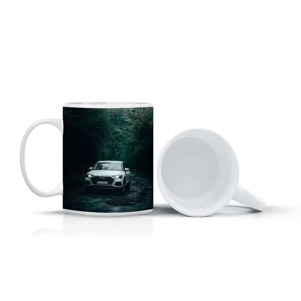 Audi Q3 SUV Dark Forest Road – Mugs