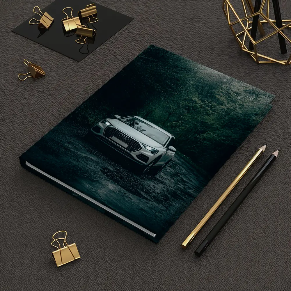 Audi Q3 SUV Dark Forest Road – Notebooks
