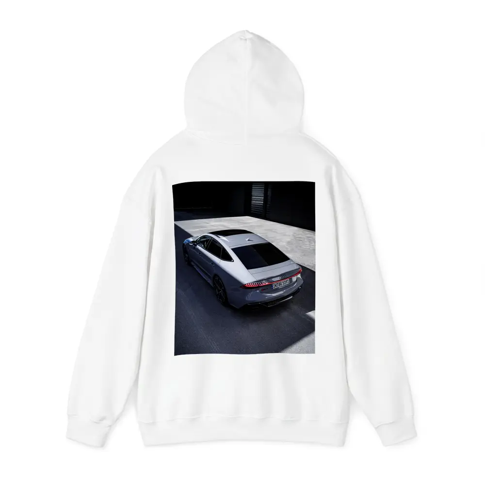 Audi RS7 Silver Sportback Parking Lot – Hoodies