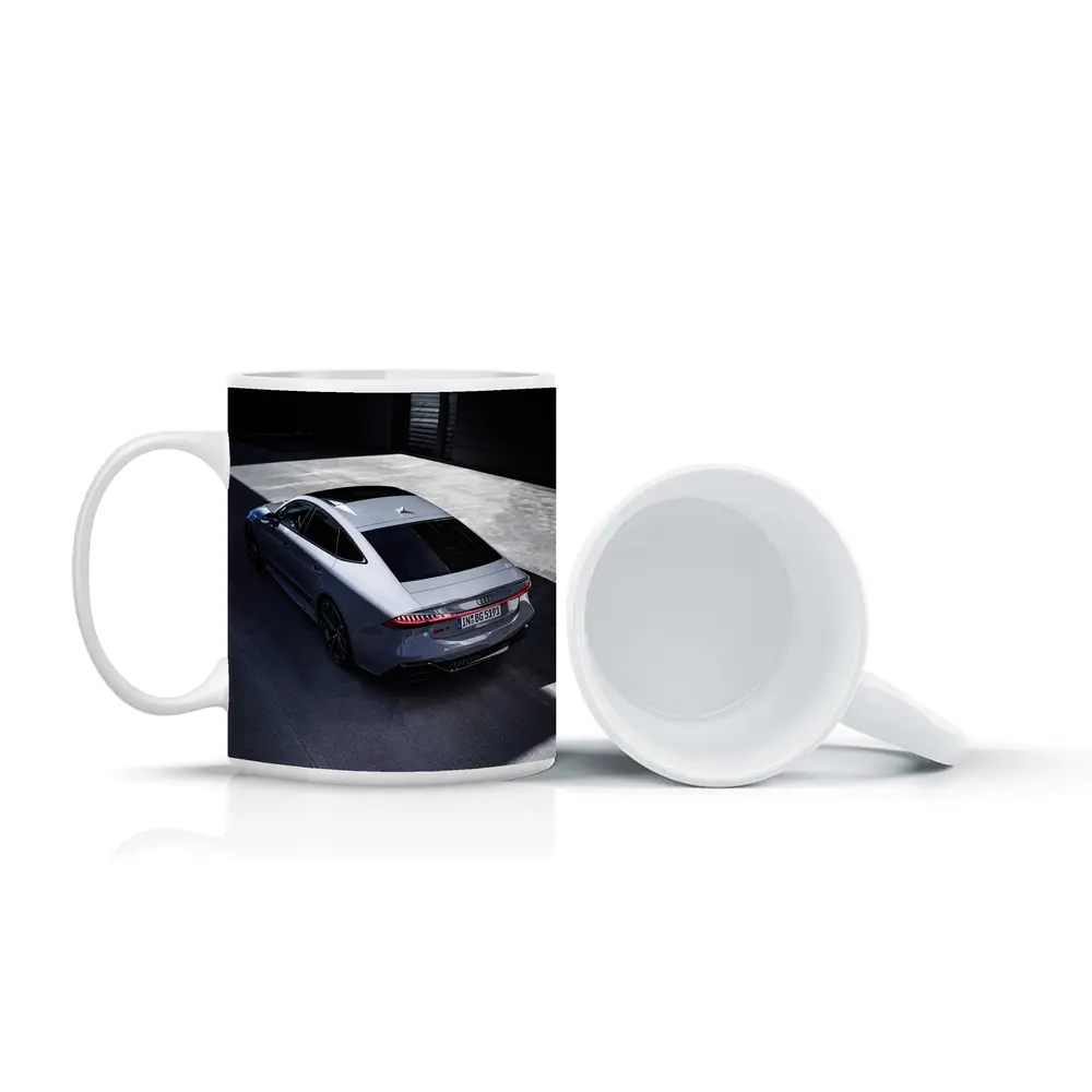 Audi RS7 Silver Sportback Parking Lot – Mugs