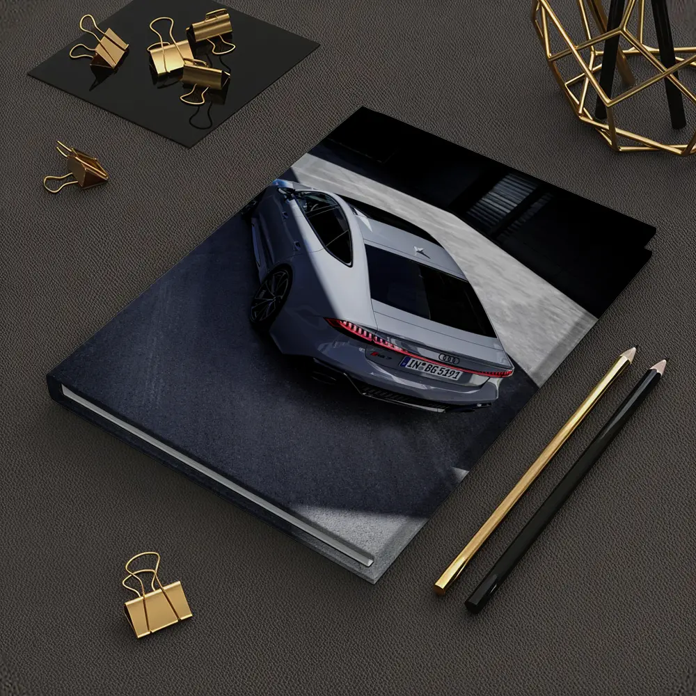 Audi RS7 Silver Sportback Parking Lot – Notebooks
