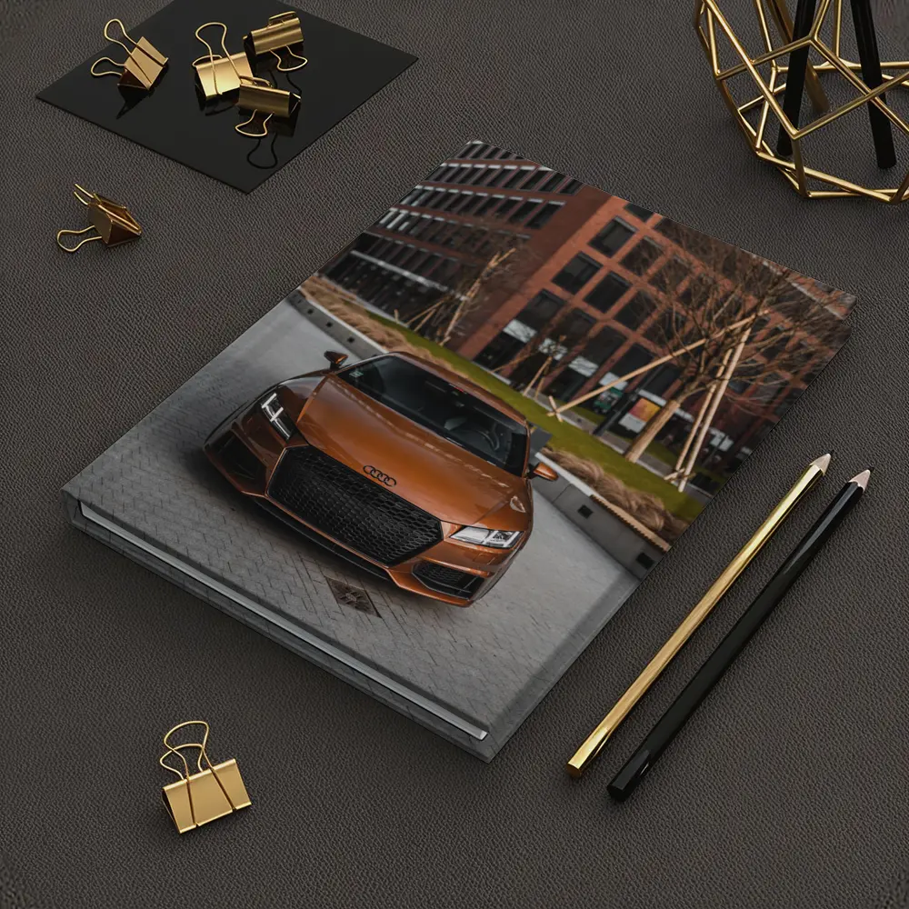 Audi TT Bronze Front View Urban Setting – Notebooks