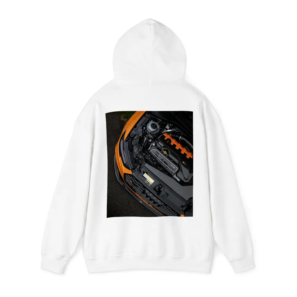 Audi RS TFSI Engine Bay Orange Car – Hoodies