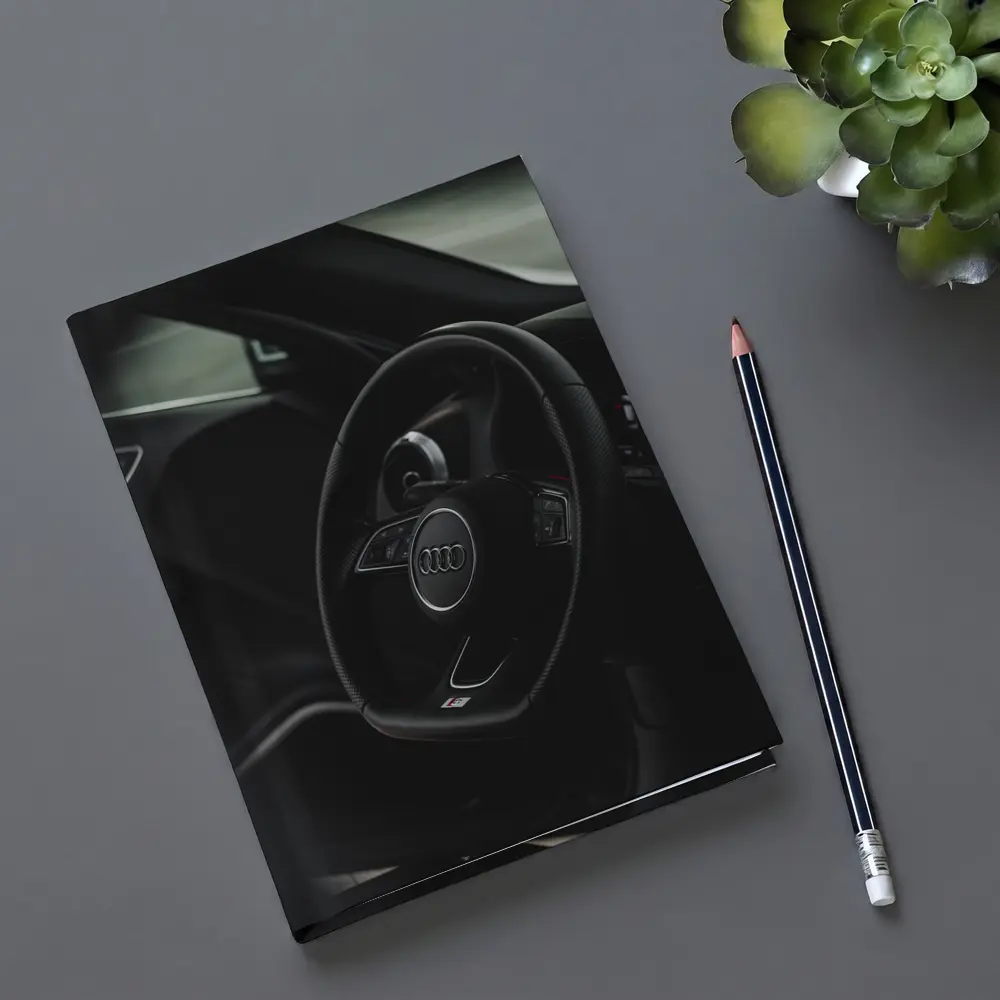 Audi S Line Steering Wheel Dark Interior – Notebooks