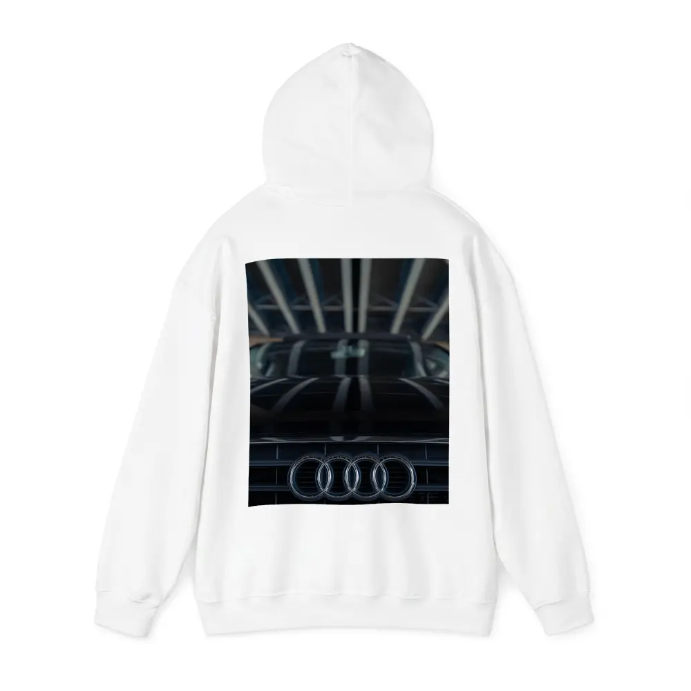Audi Four Rings Grille Dark Moody Close Up – Hoodies
