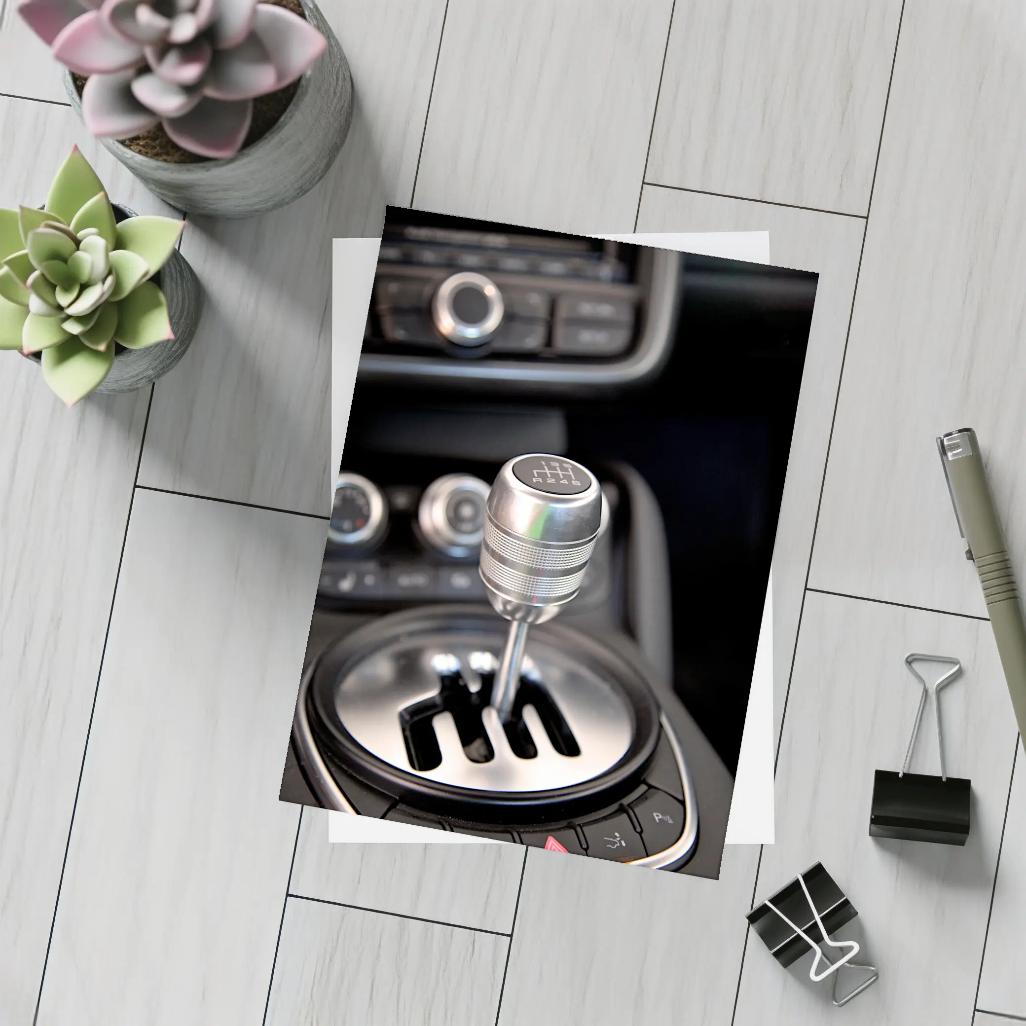 Audi R8 Manual Gear Shift Knob Interior – Postcards
