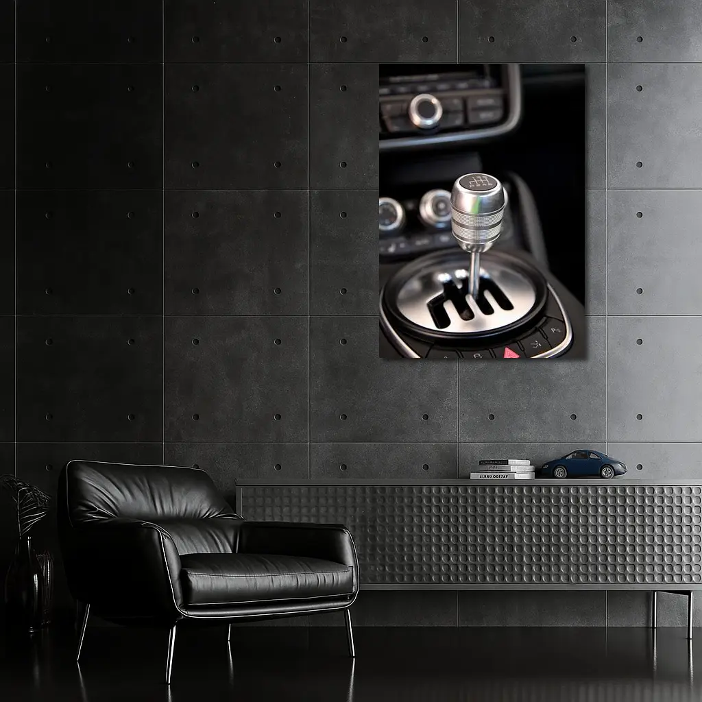Audi R8 Manual Gear Shift Knob Interior – Wall Art