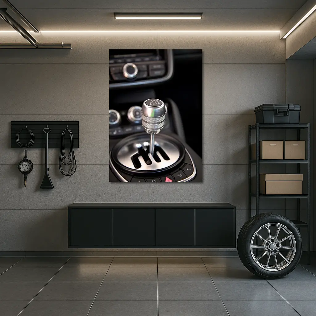 Audi R8 Manual Gear Shift Knob Interior – Wall Art