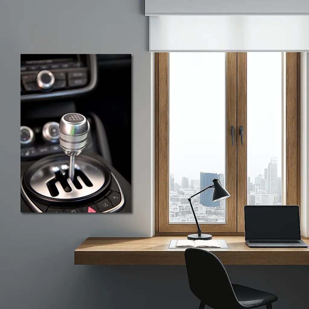 Audi R8 Manual Gear Shift Knob Interior – Wall Art