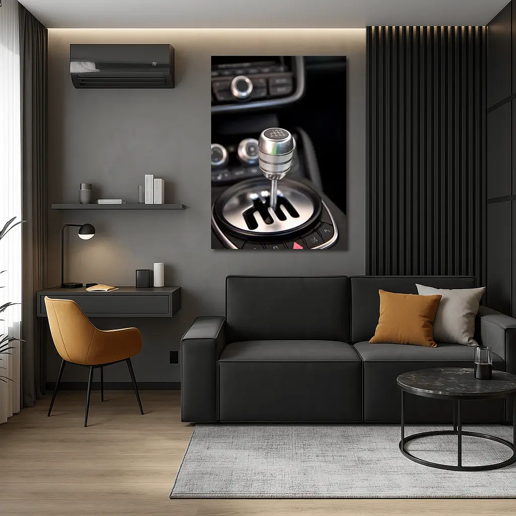 Audi R8 Manual Gear Shift Knob Interior – Wall Art