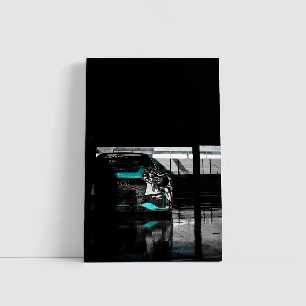 Audi RS3 TCR Race Car Wet Pitlane – Wall Art