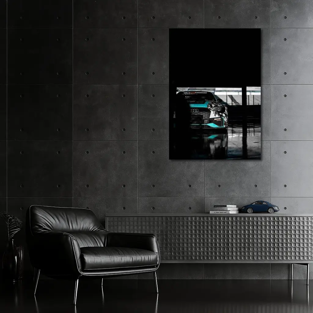 Audi RS3 TCR Race Car Wet Pitlane – Wall Art
