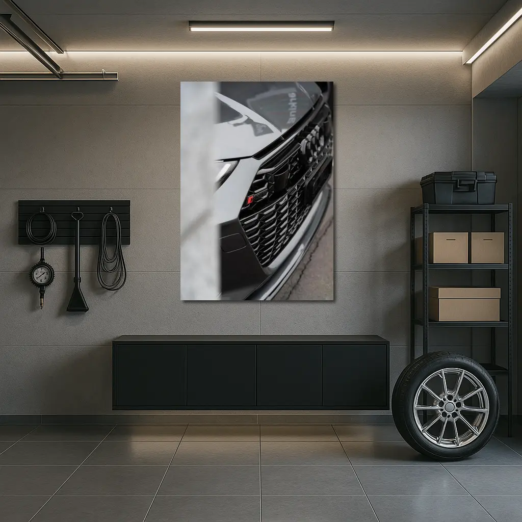 Audi RS Q8 Front Grille Close Up – Wall Art
