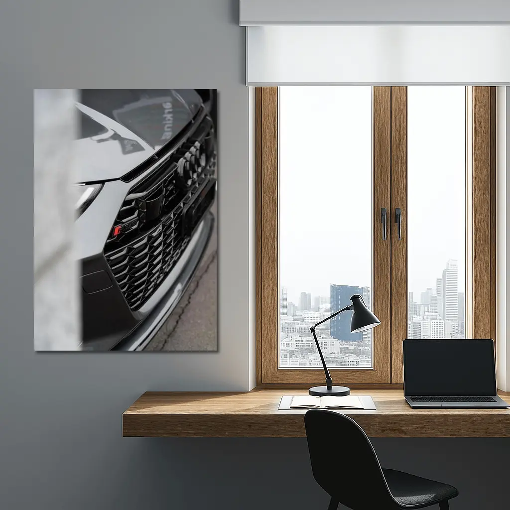 Audi RS Q8 Front Grille Close Up – Wall Art