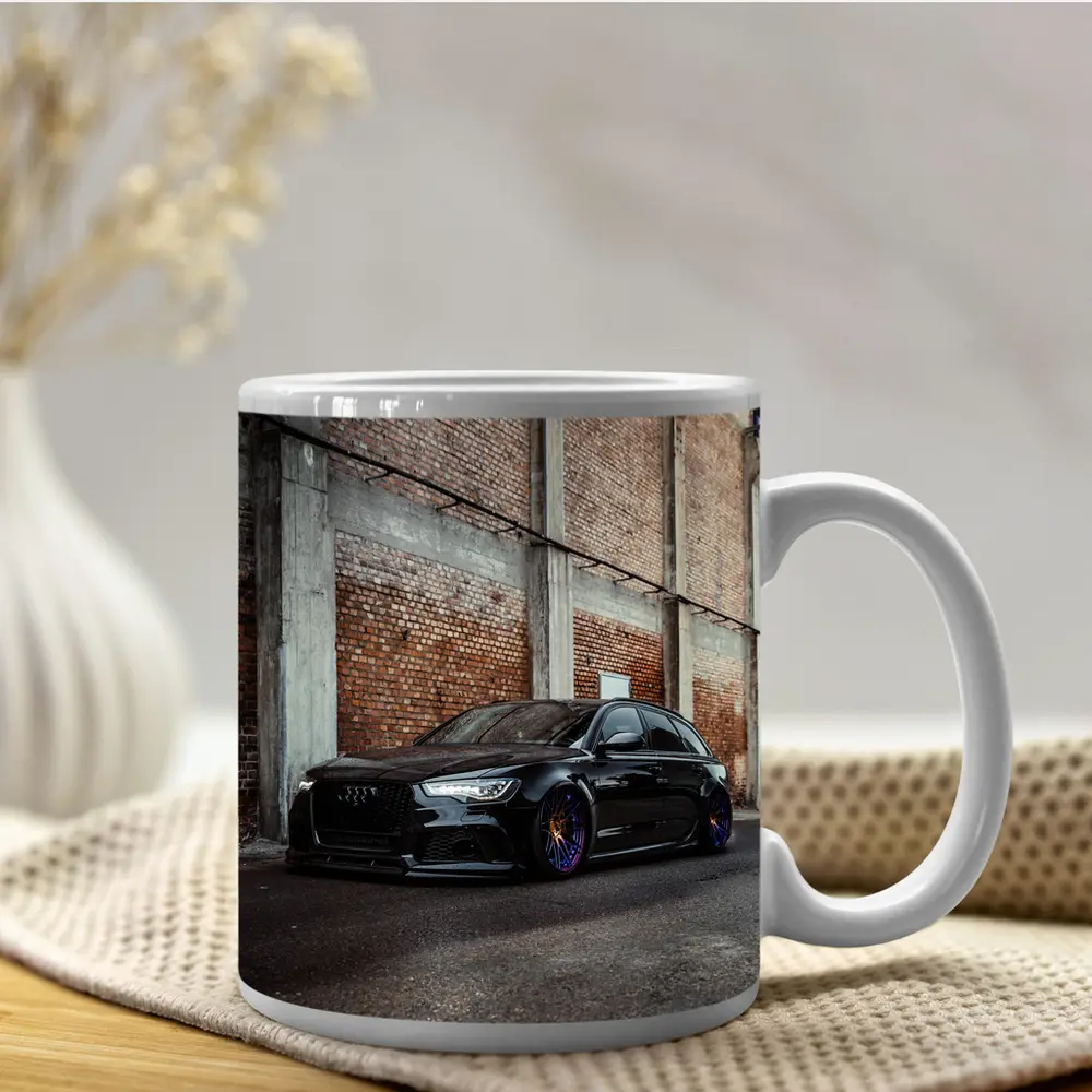 Audi RS6 Black Stance Brick Warehouse – Mugs