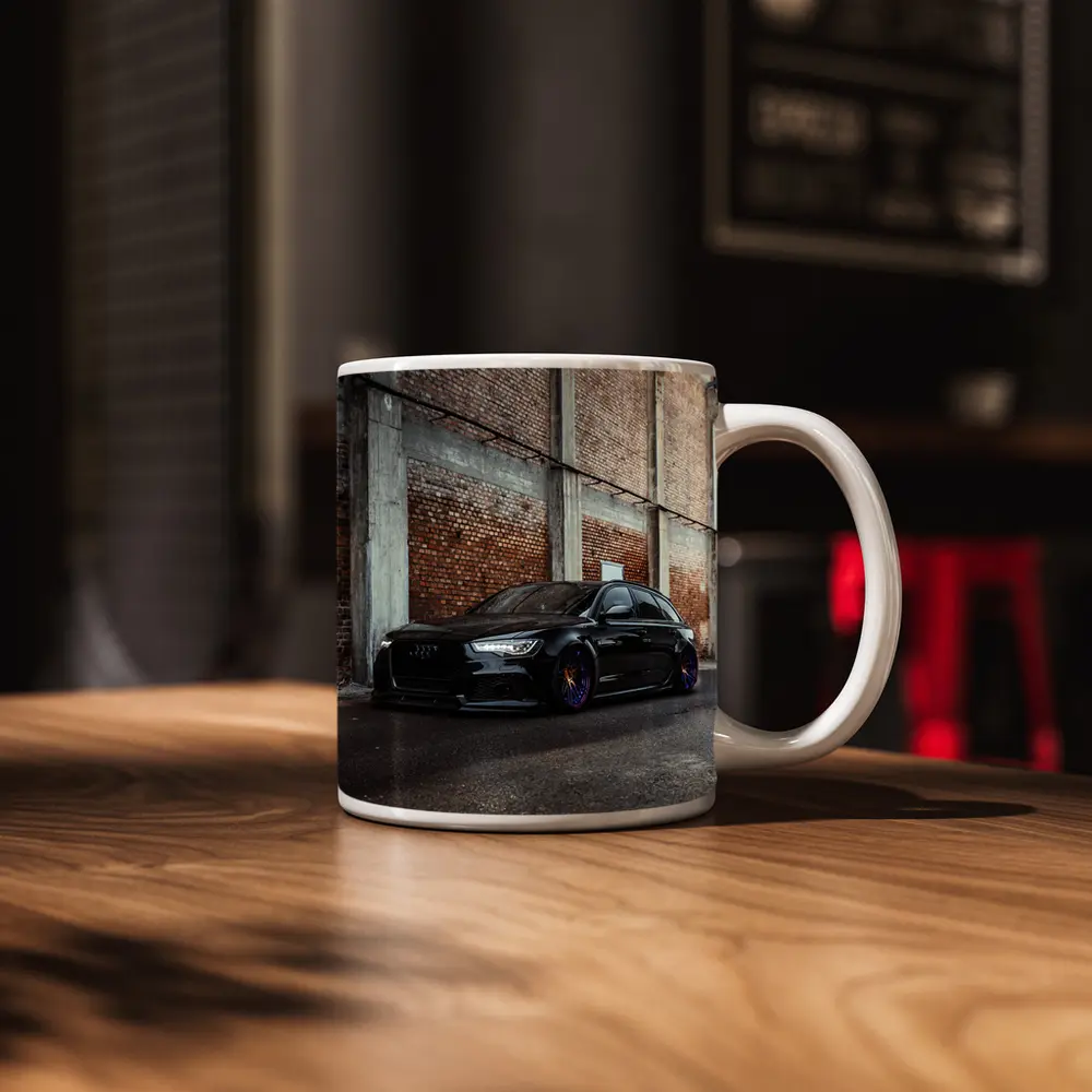 Audi RS6 Black Stance Brick Warehouse – Mugs