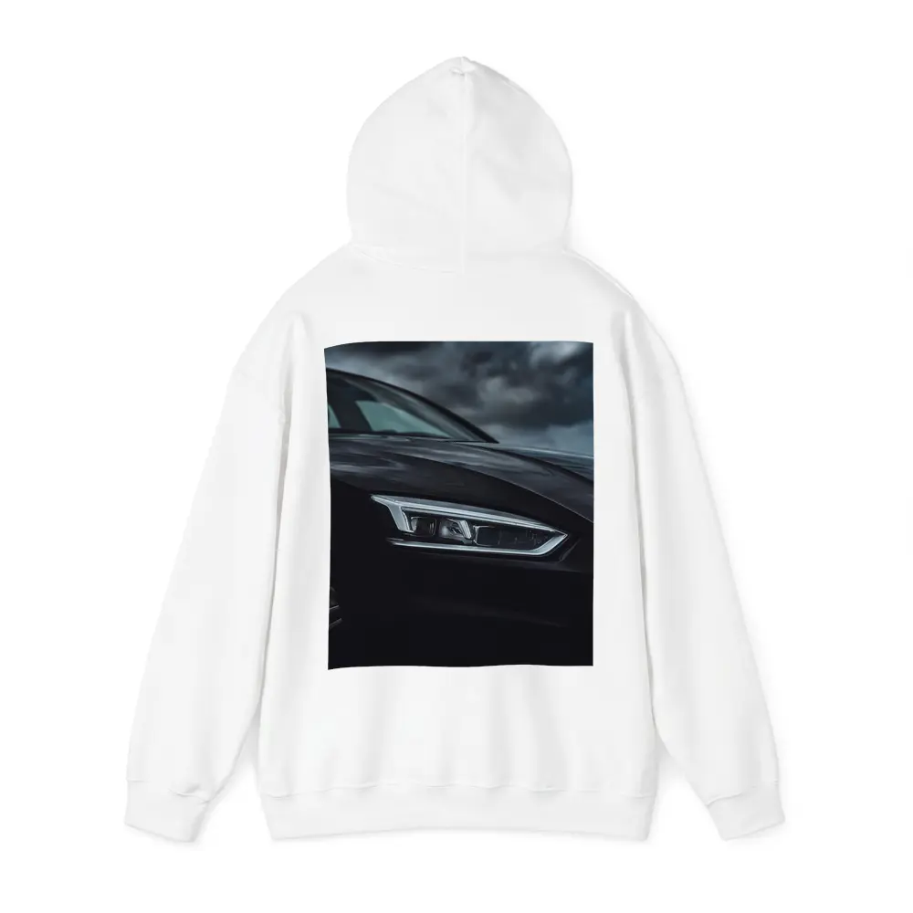 Audi R8 Black Headlight Stormy Sky – Hoodies