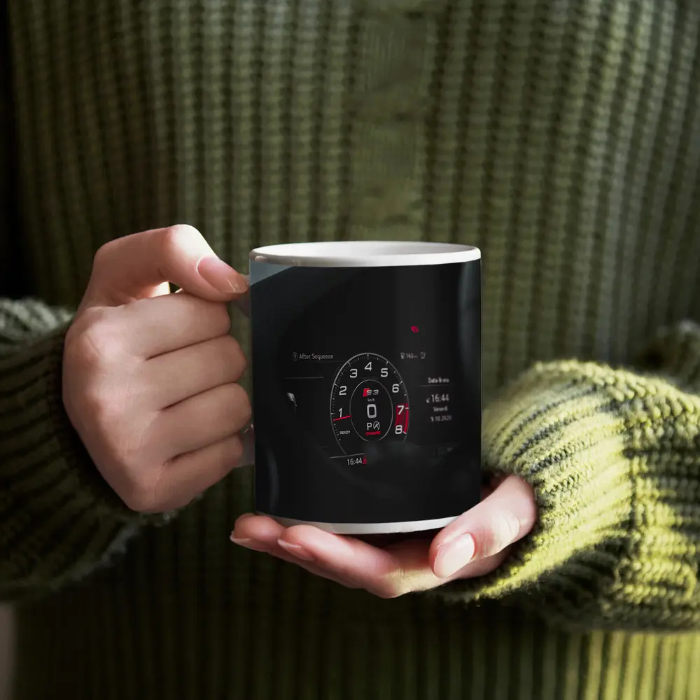 Audi S3 Digital Dashboard Dark Interior – Mugs