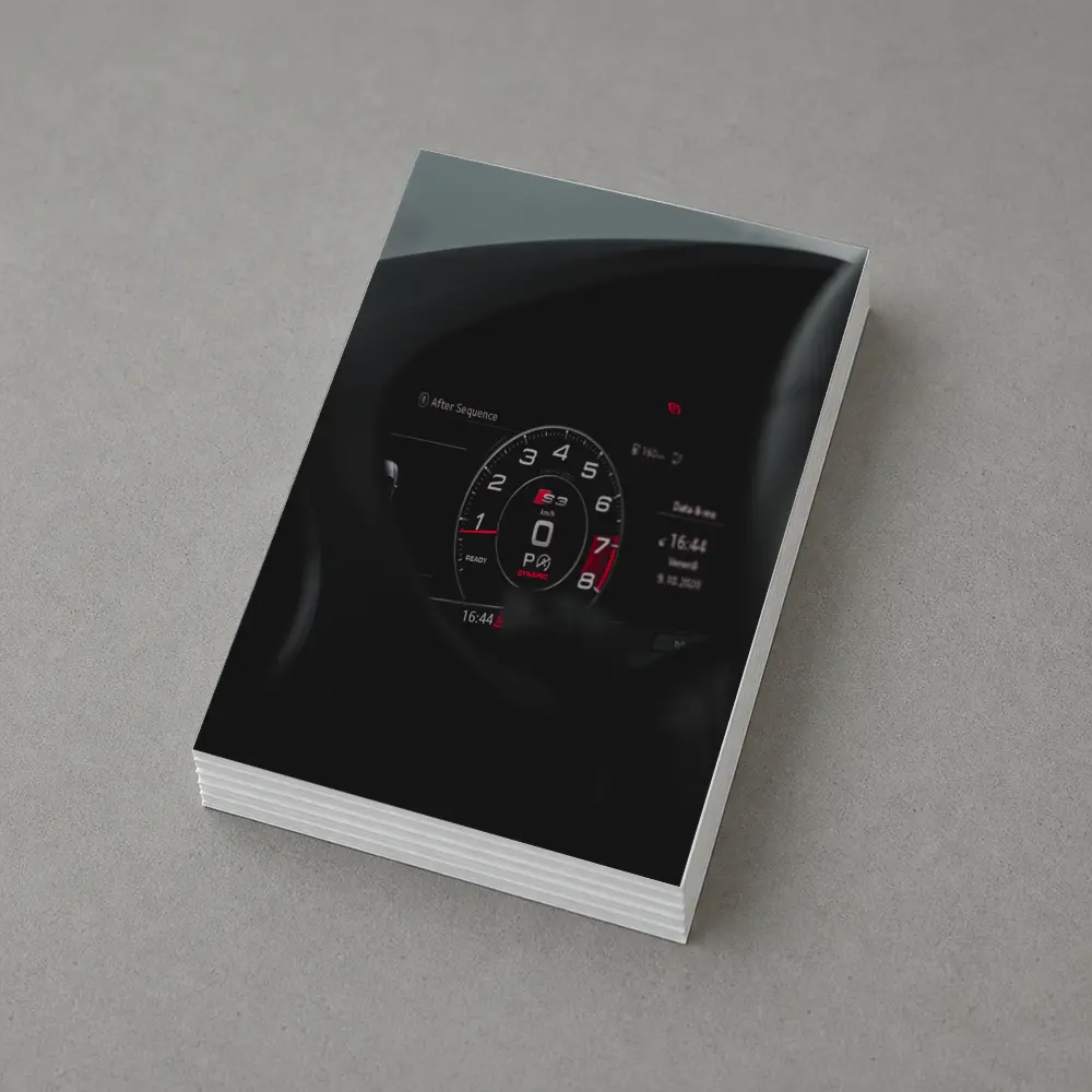 Audi S3 Digital Dashboard Dark Interior – Postcards