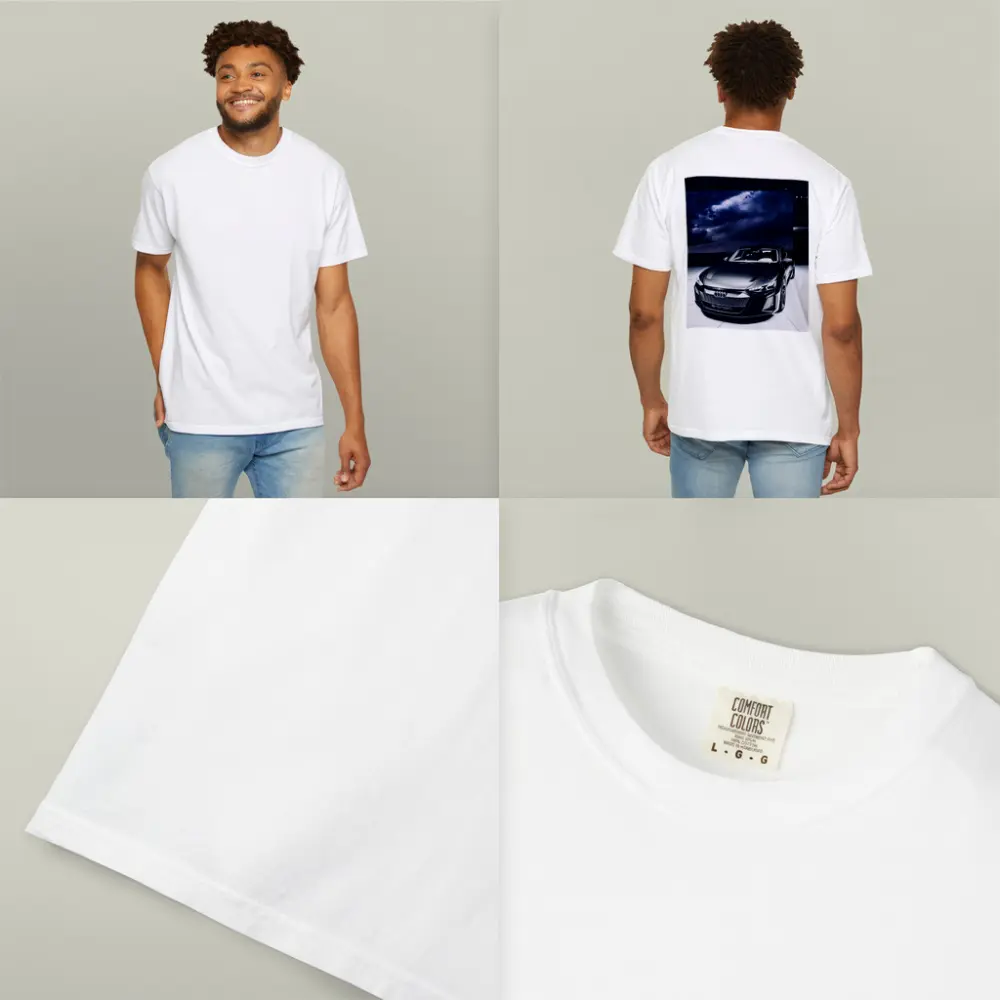 Audi E-Tron GT Dark Dramatic Storm Background – T-Shirts