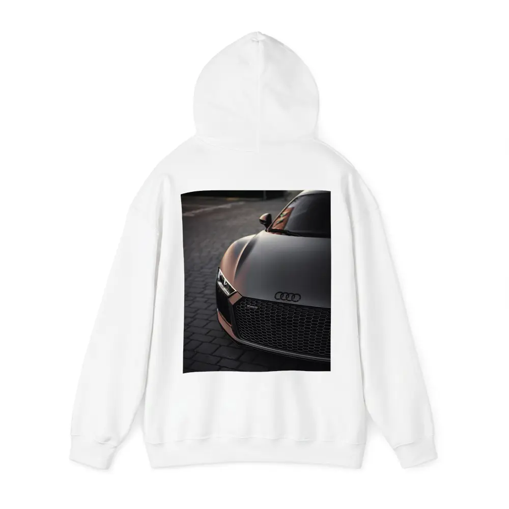 Audi R8 Matte Brown Front Close Up – Hoodies