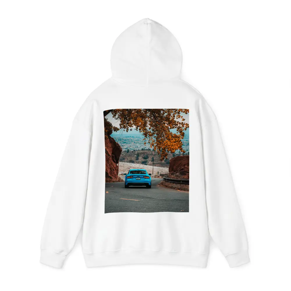 Audi RS7 Blue On Mountain Road – Hoodies