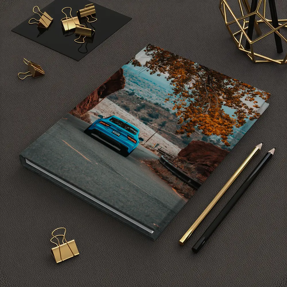 Audi RS7 Blue On Mountain Road – Notebooks