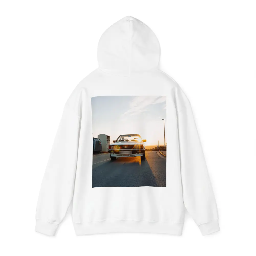 Classic Audi Coupe Sunset Golden Light Street – Hoodies