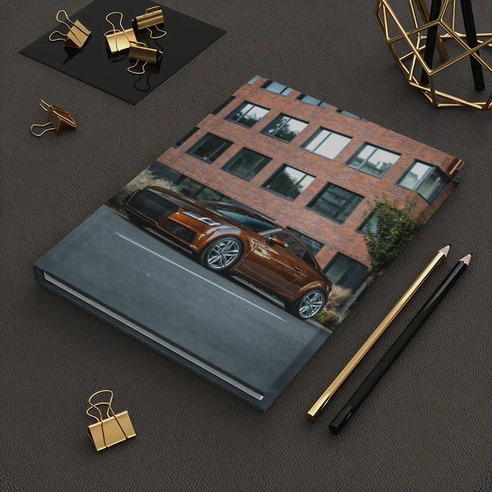 Audi TT Bronze Coupe Urban Street Setting – Notebooks