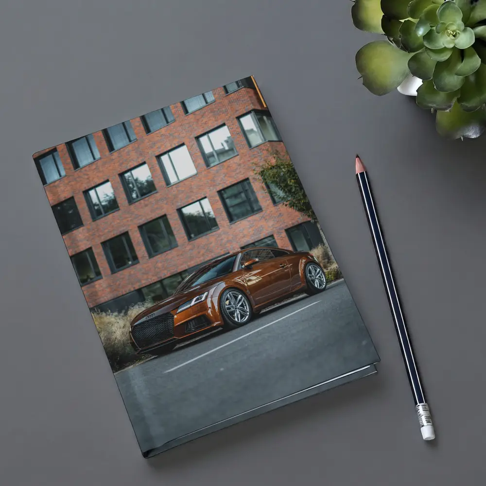 Audi TT Bronze Coupe Urban Street Setting – Notebooks