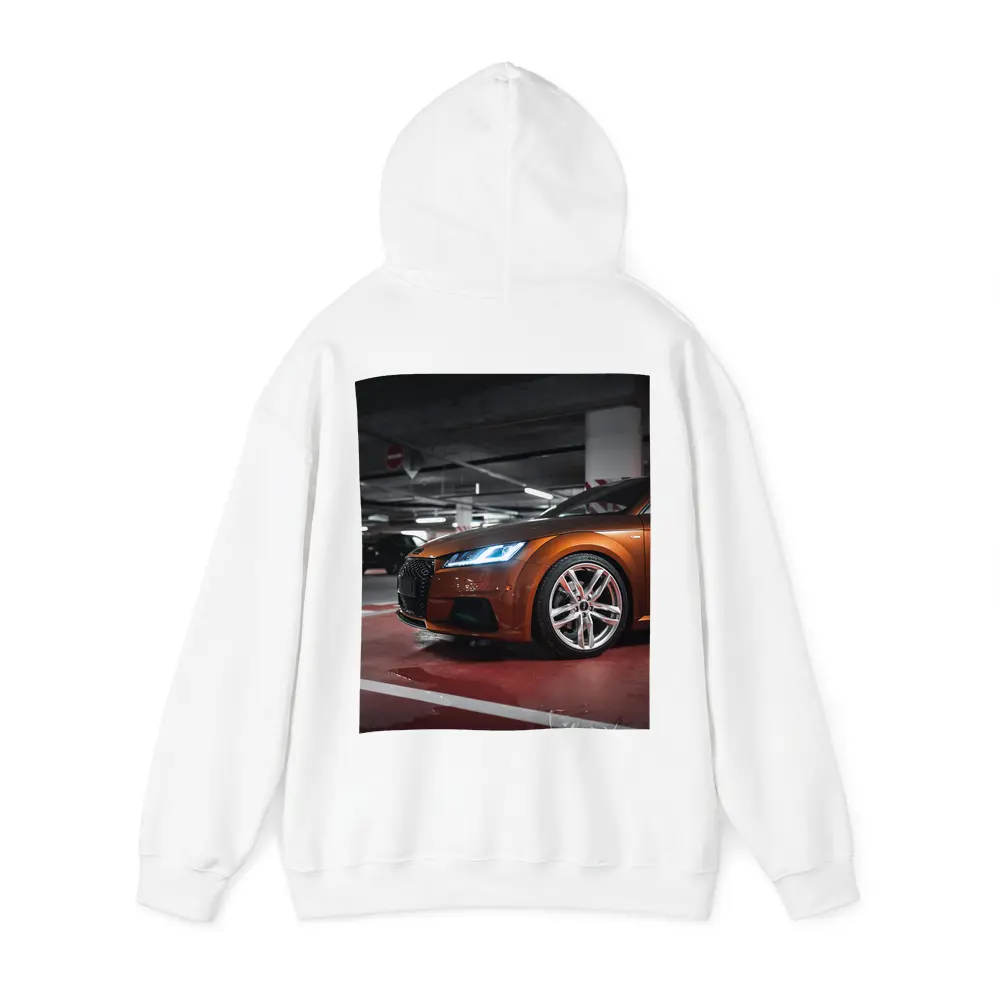 Audi TT Bronze Orange Underground Parking Garage – Hoodies