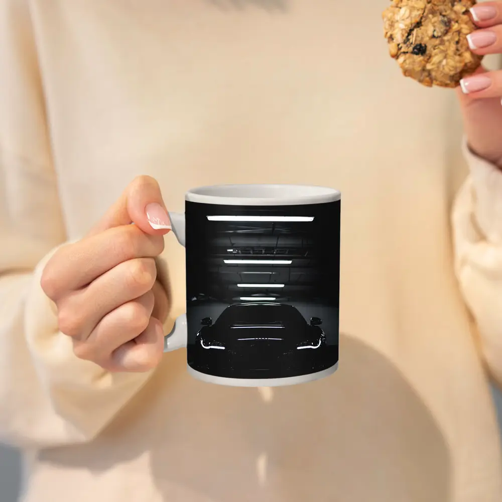 Audi Dark Parking Garage Moody Night – Mugs