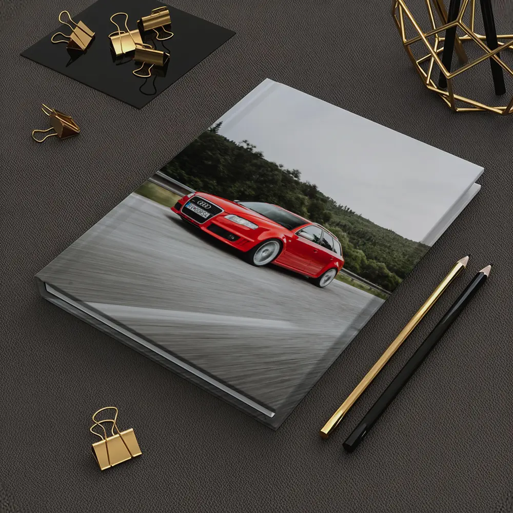 Audi RS4 Avant Red On Mountain Road – Notebooks