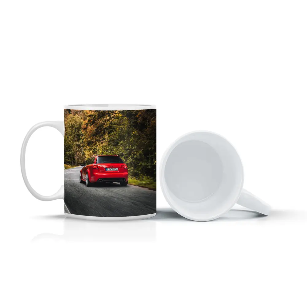 Audi RS4 Avant Red Forest Road Drive – Mugs