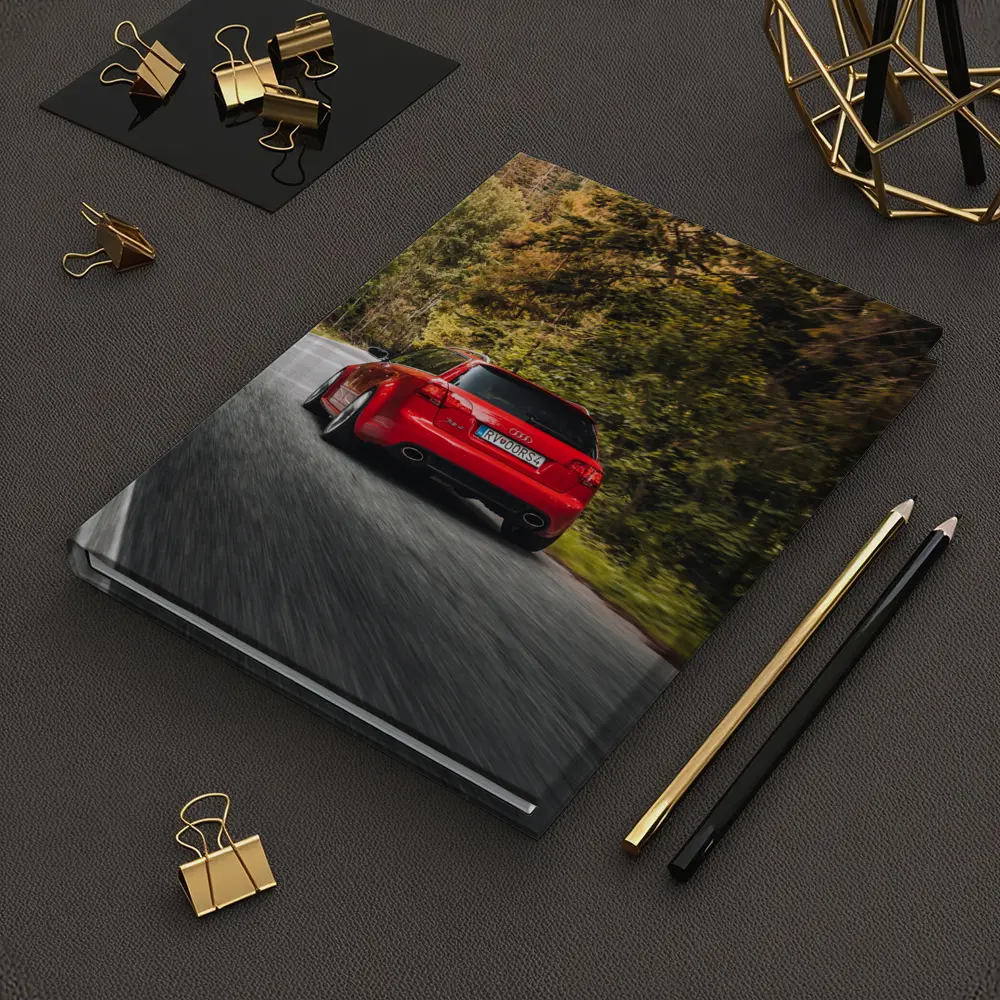 Audi RS4 Avant Red Forest Road Drive – Notebooks