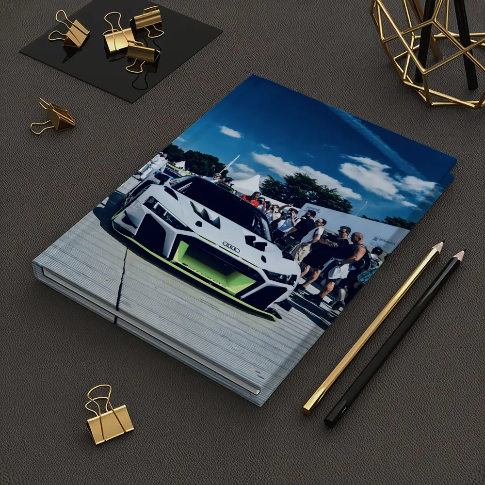 Audi R8 Race Car Goodwood Crowd Blue Sky – Notebooks