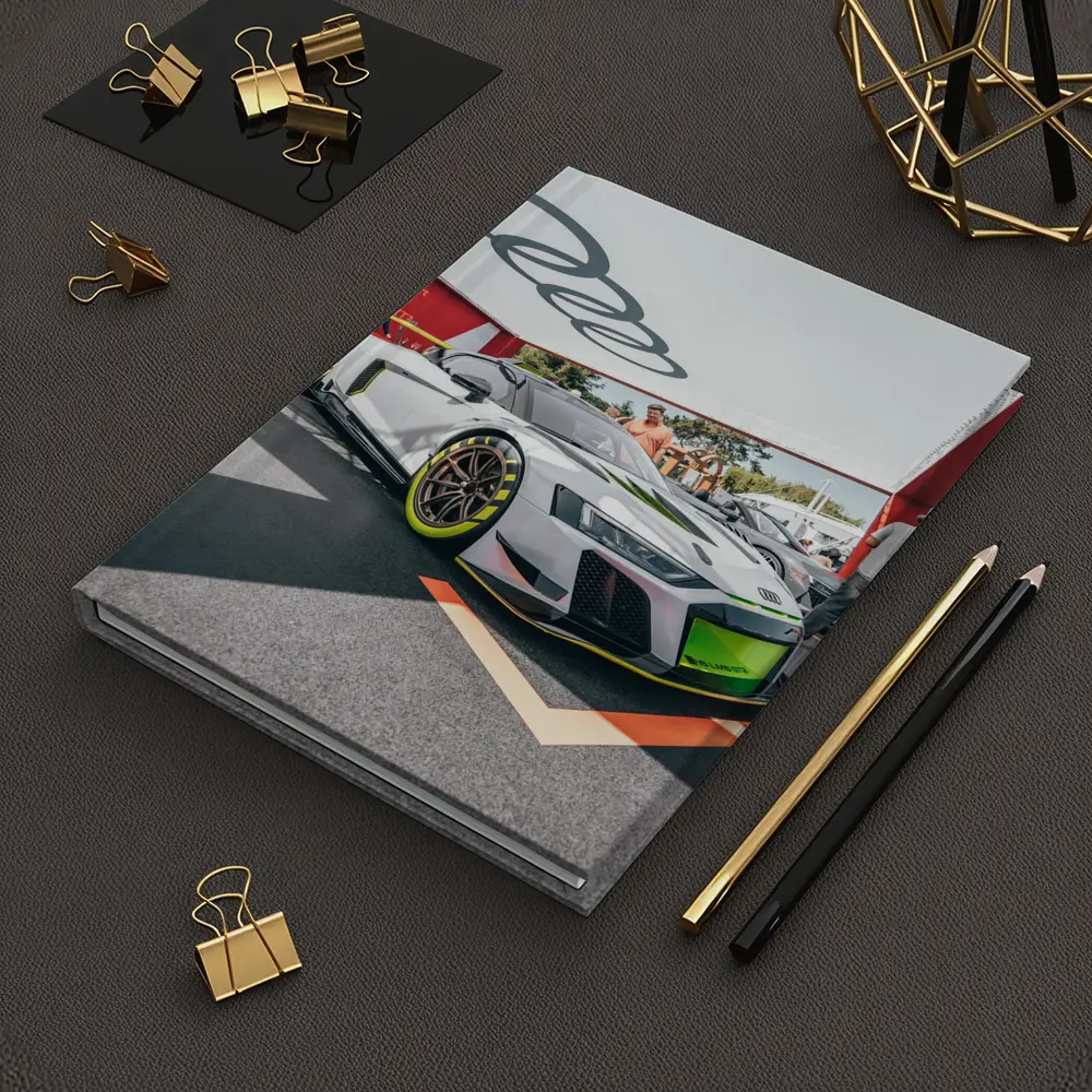 Audi R8 GT3 White Race Car Display – Notebooks