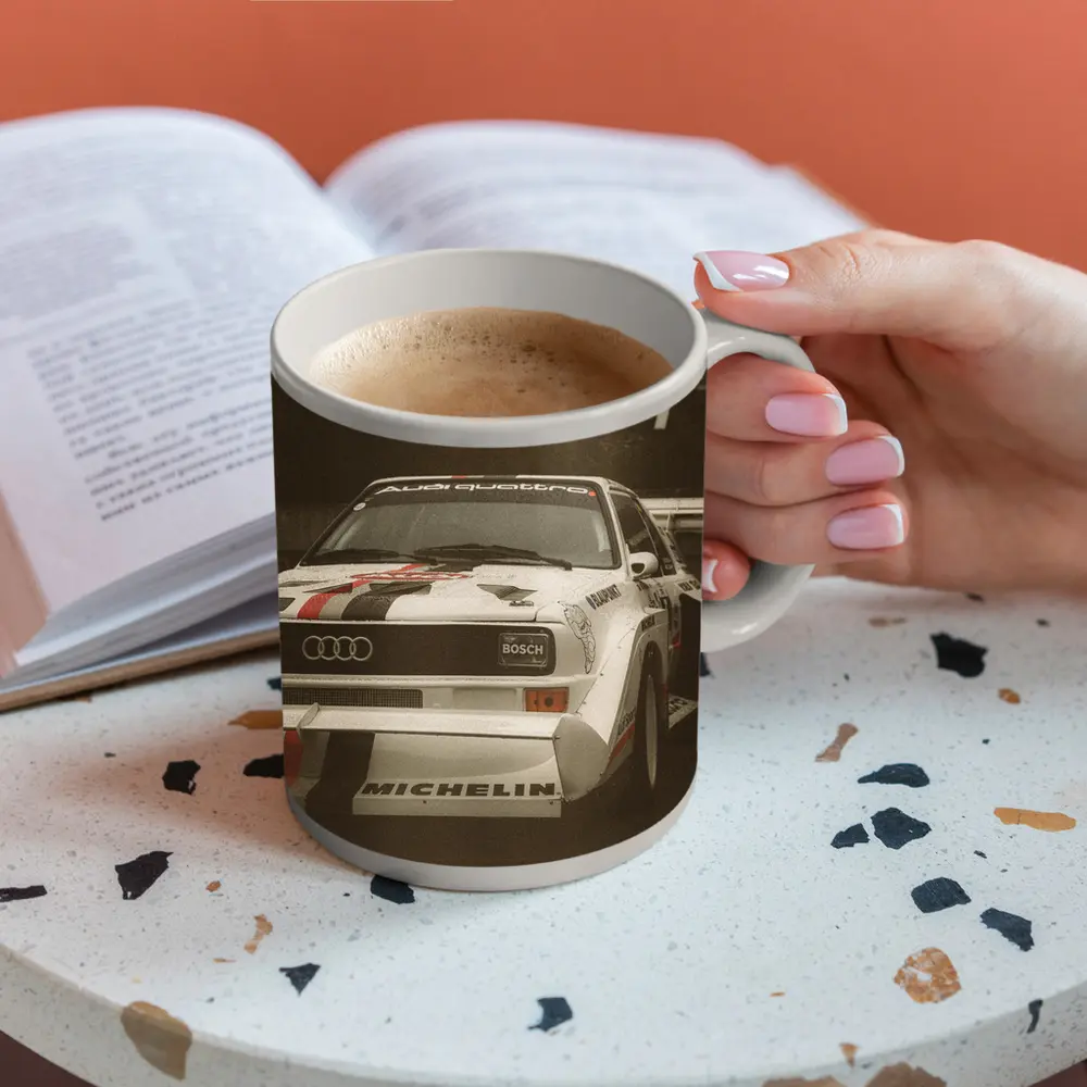 Audi Quattro Rally Car Race Track – Mugs