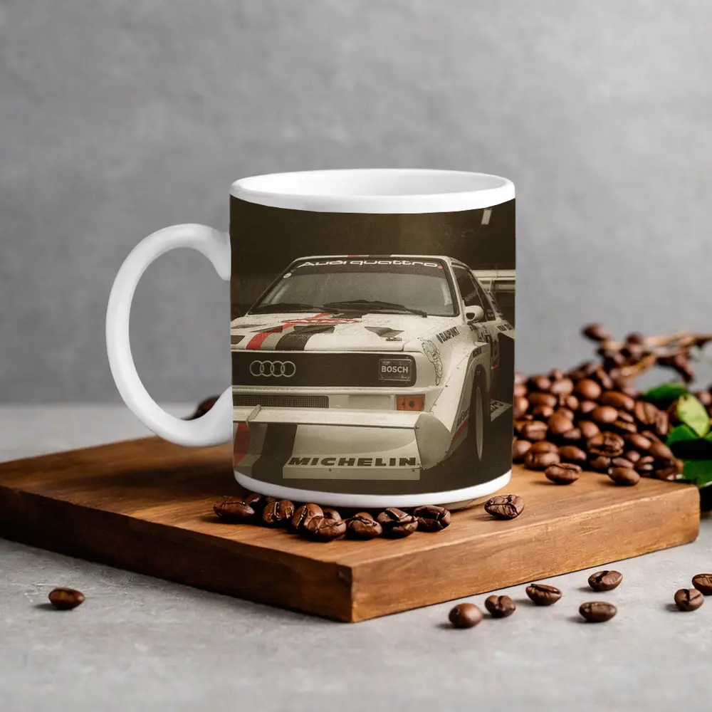 Audi Quattro Rally Car Race Track – Mugs