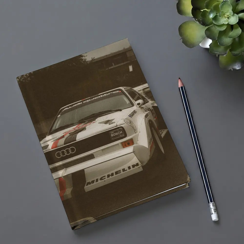 Audi Quattro Rally Car Race Track – Notebooks