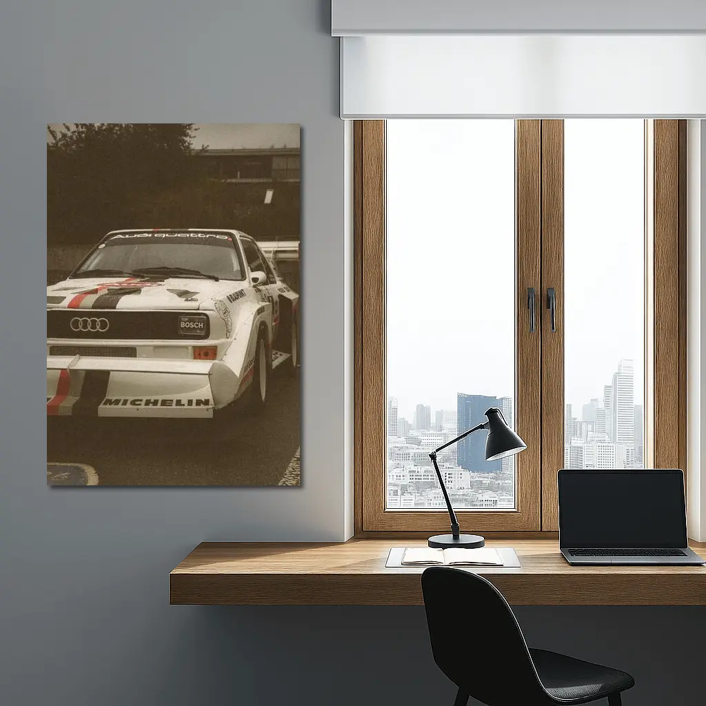 Audi Quattro Rally Car Race Track – Wall Art