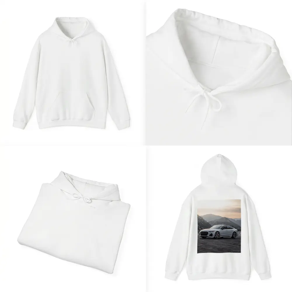 Audi RS7 White Mountain Sunset View – Hoodies