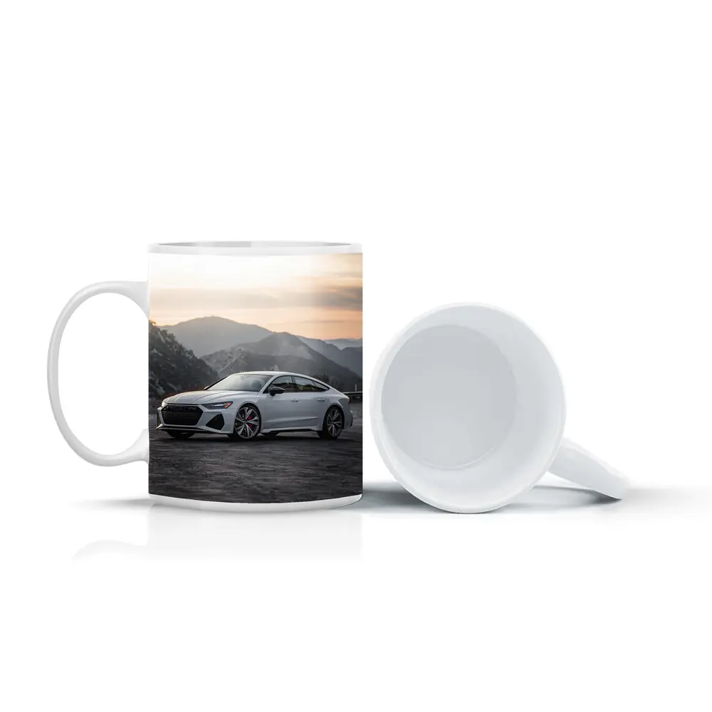 Audi RS7 White Mountain Sunset View – Mugs