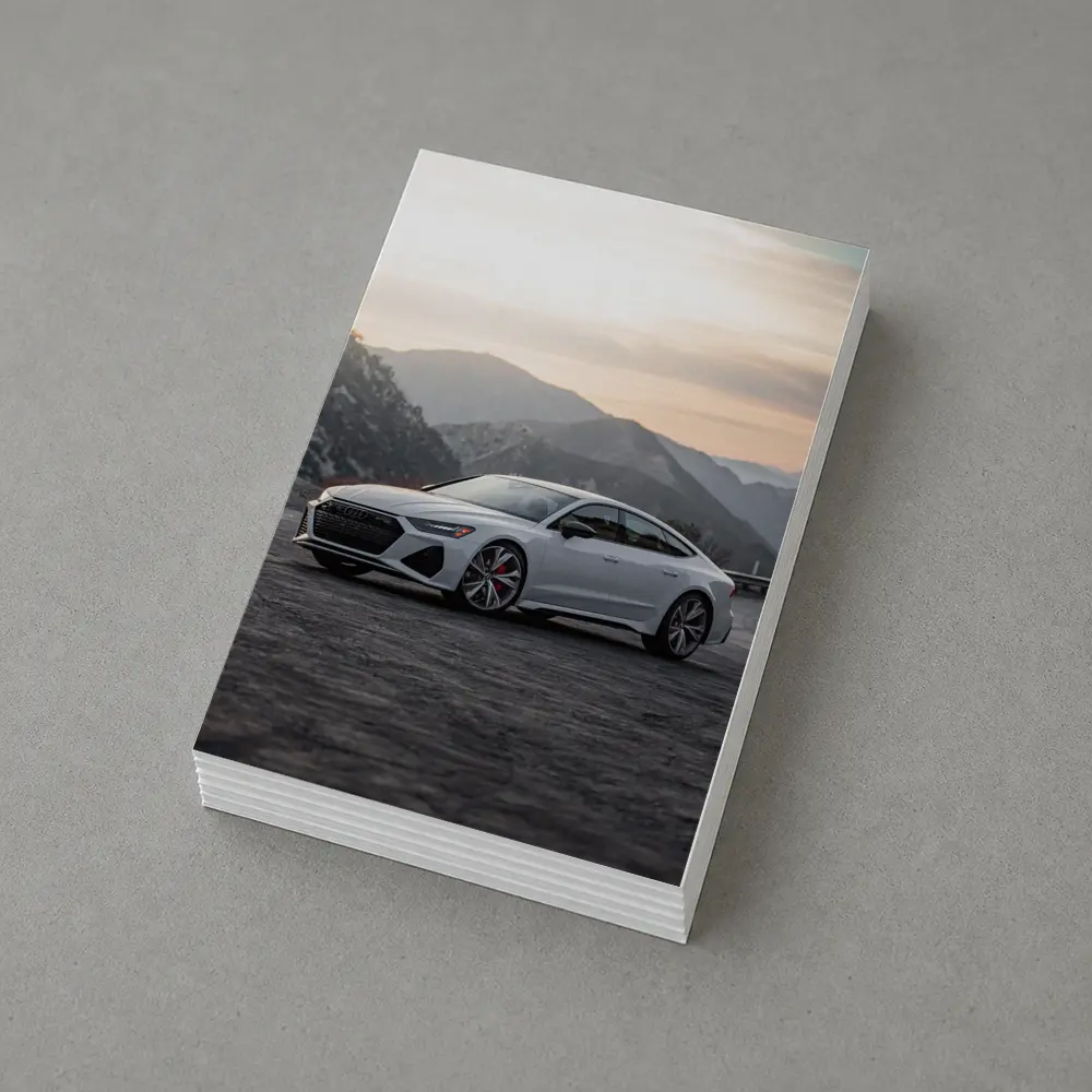 Audi RS7 White Mountain Sunset View – Postcards