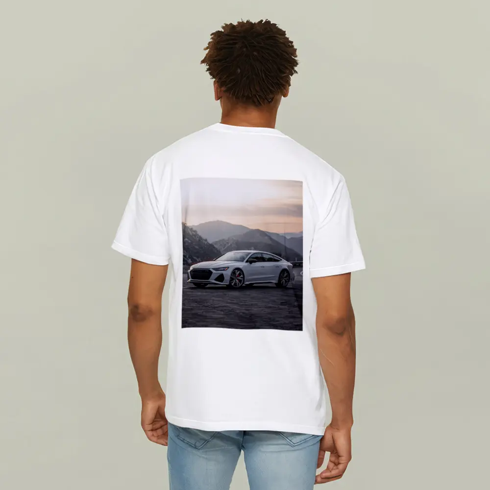 Audi RS7 White Mountain Sunset View – T-Shirts