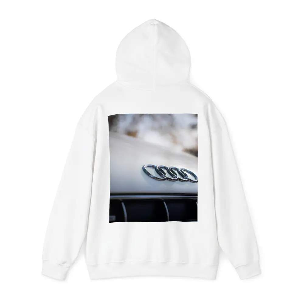 Audi Four Rings Hood Badge Close Up – Hoodies